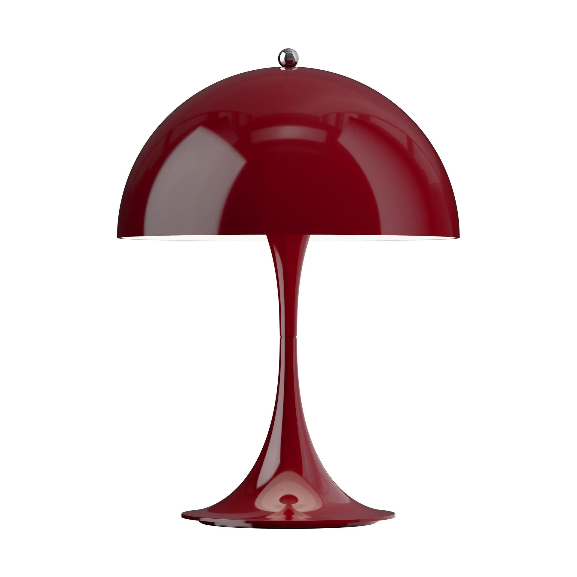 Lampe de table Panthella 250 Portable, Opaque burgundy Louis Poulsen
