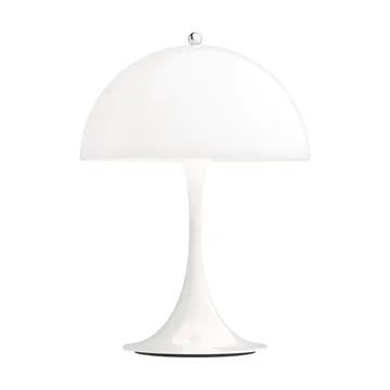 Lampe de table Panthella 250 Portable V3 - Acrylique blanc opale - Louis Poulsen
