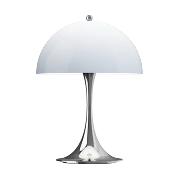 Lampe de table Panthella 250 Portable V3 - Chrome opal blue grey - Louis Poulsen