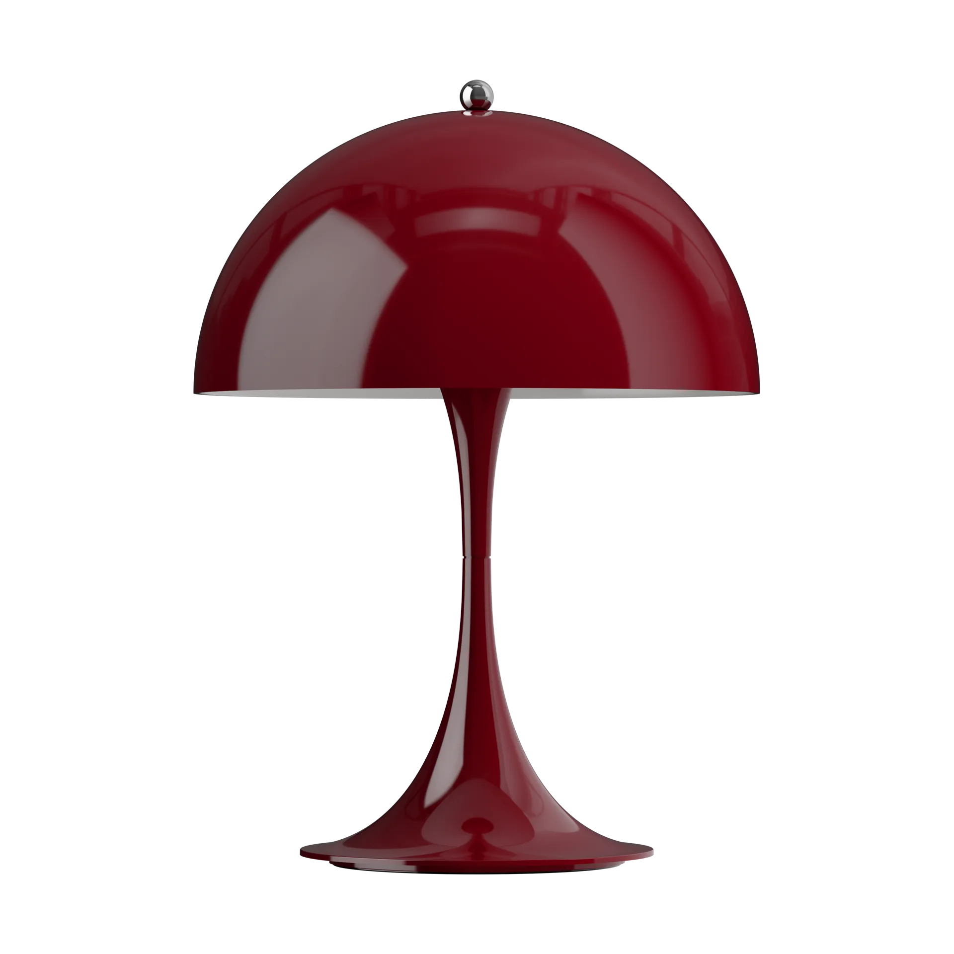 Lampe de table Panthella 250 Portable V3, Opaque burgundy Louis Poulsen