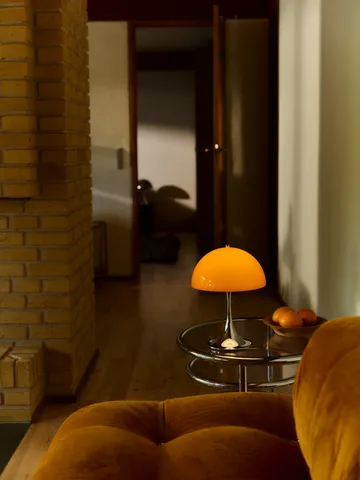 Lampe de table Panthella 250 Portable V3 - Original Opal Orange - Louis Poulsen