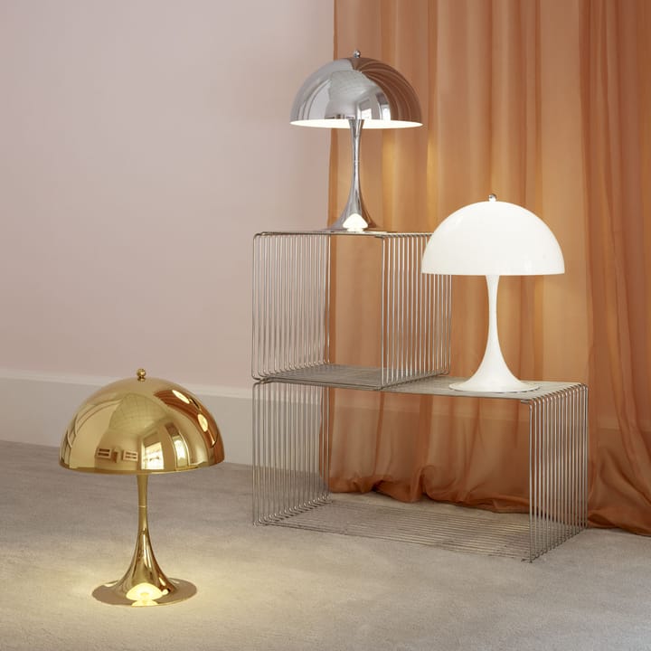 Lampe de table Panthella 320 - Acrylique gris opale - Louis Poulsen