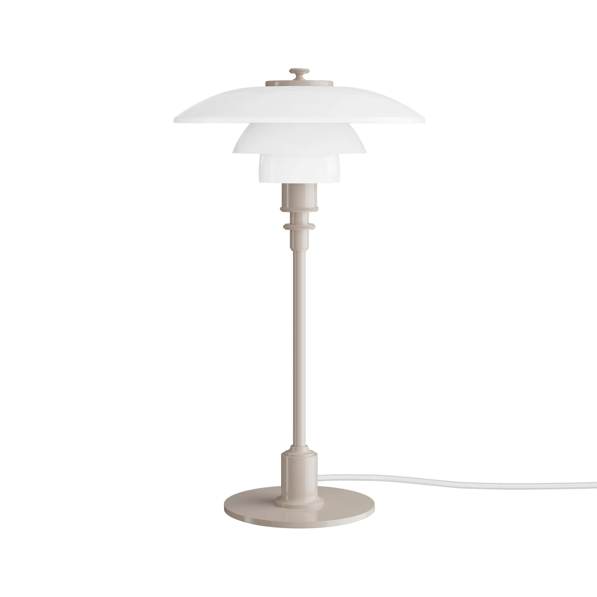 Lampe de table PH 2/1, Beige glossy Louis Poulsen