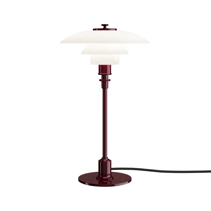 Lampe de table PH 2/1 - Bordeaux glossy - Louis Poulsen