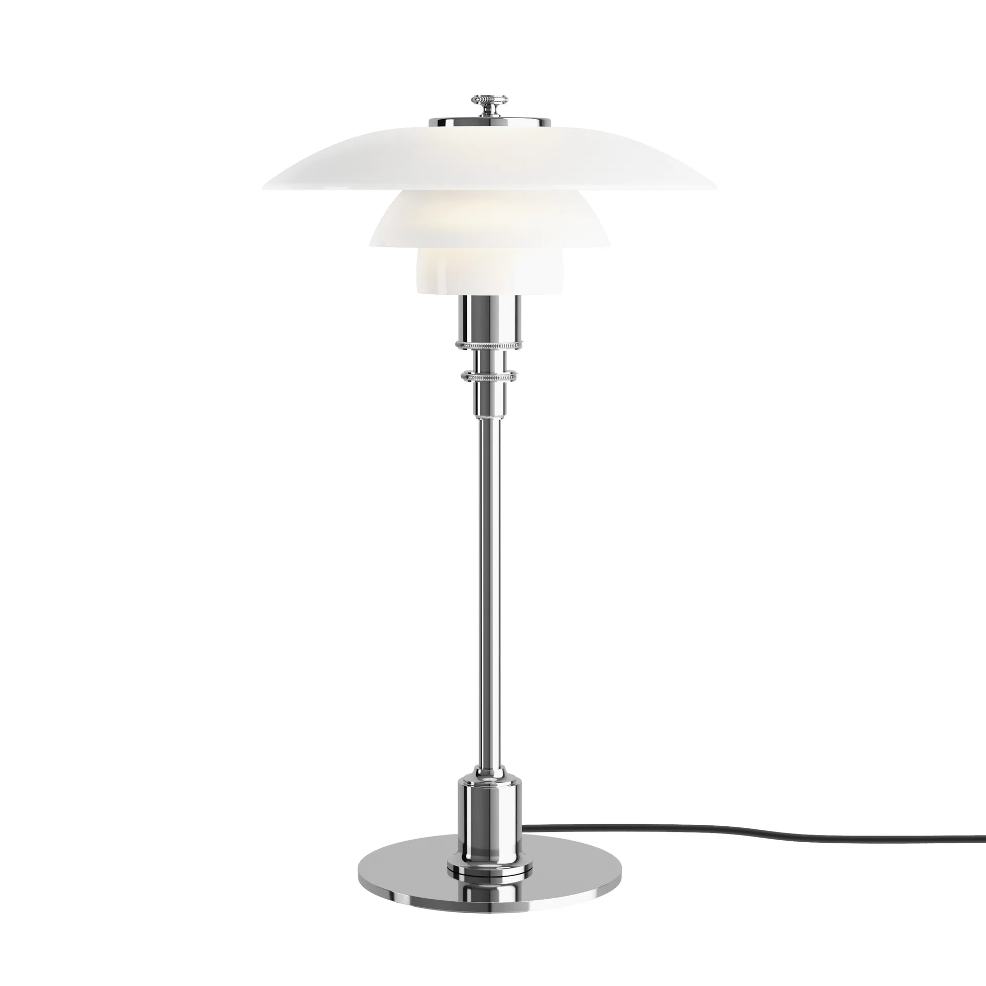 Lampe de table PH 2/1, Chrome Louis Poulsen