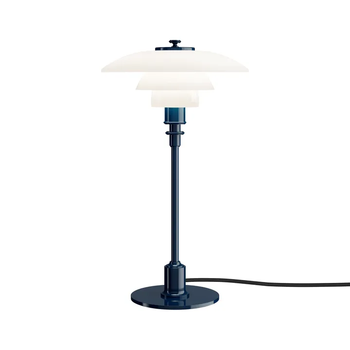Lampe de table PH 2/1 - Glossy deep blue - Louis Poulsen