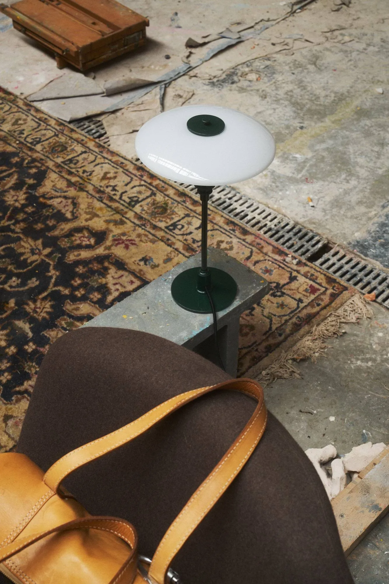 Lampe de table PH 2/1, Glossy deep green Louis Poulsen