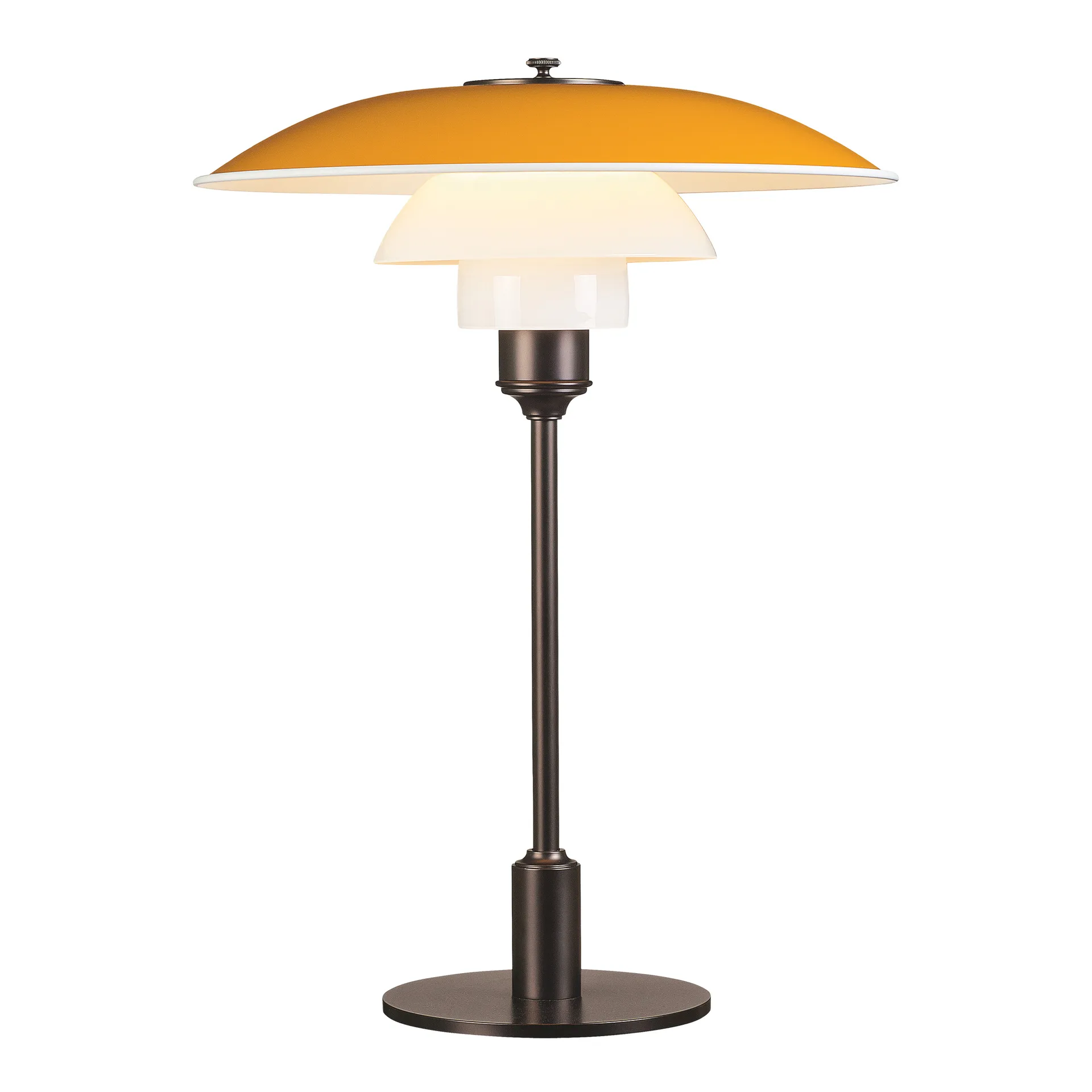 Lampe de table PH 3½-2½, Jaune Louis Poulsen