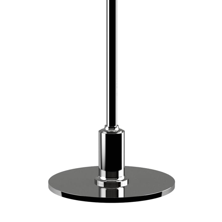 Lampe de table PH 3½-2½ verre opale - Chrome - Louis Poulsen