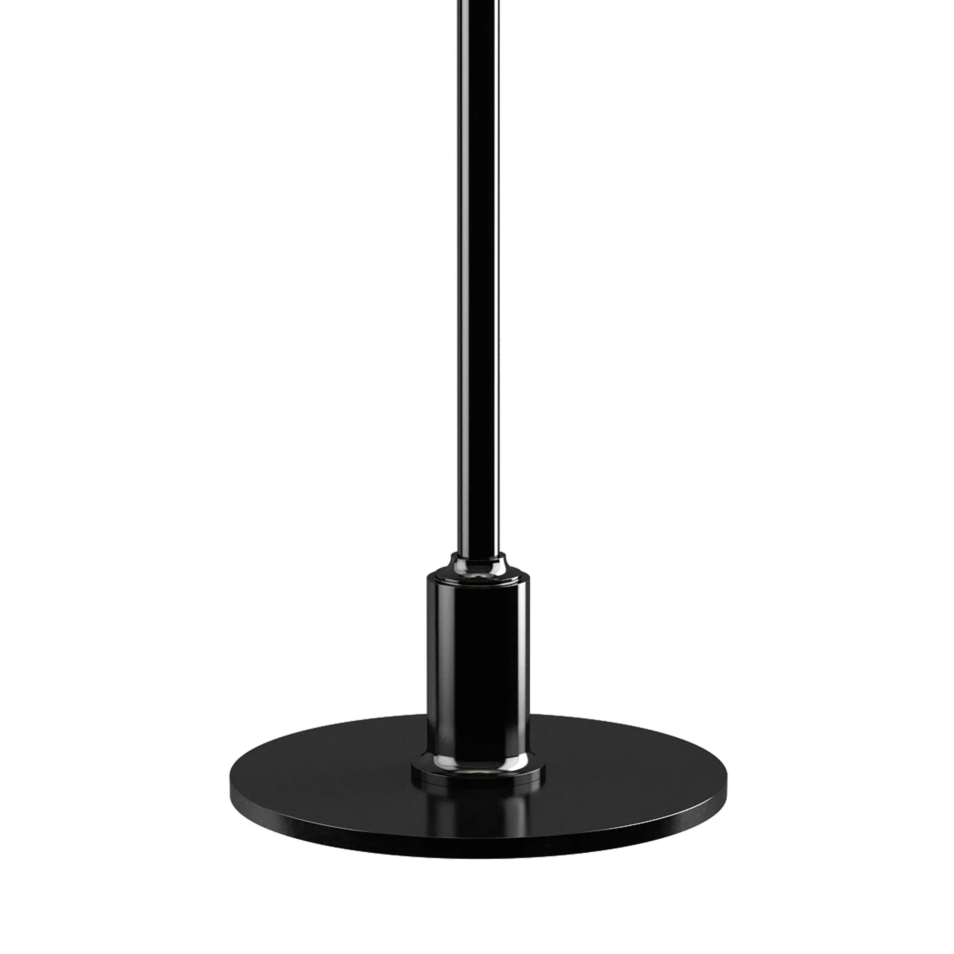 Lampe de table PH 3½-2½ verre opale, Noir Louis Poulsen