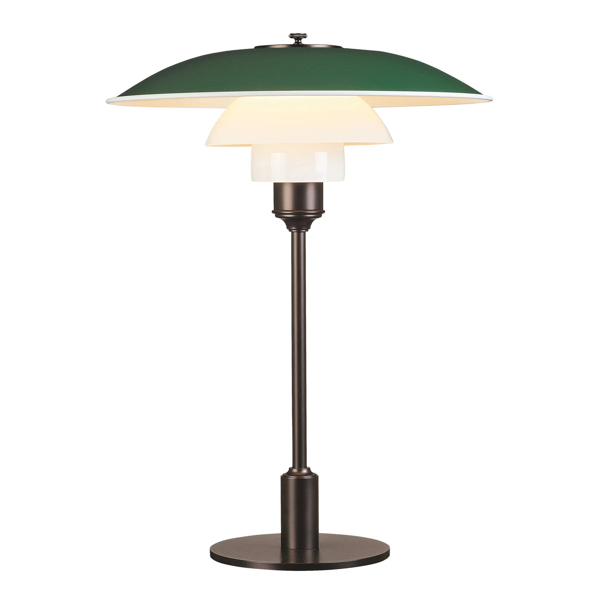 Lampe de table PH 3½-2½, Vert Louis Poulsen