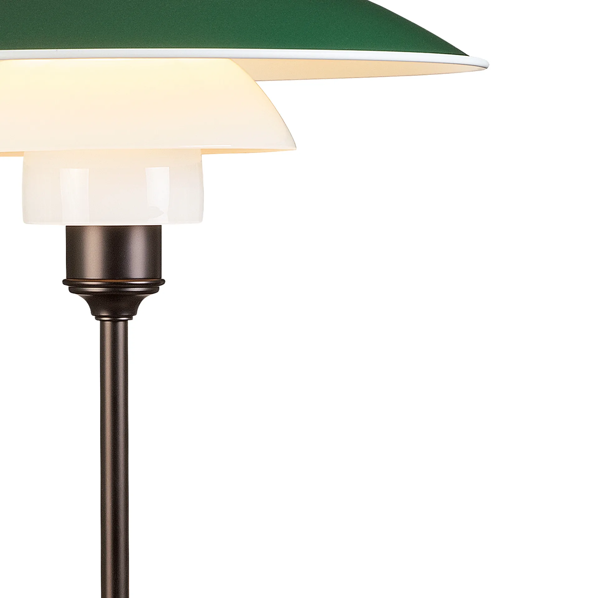 Lampe de table PH 3½-2½, Vert Louis Poulsen