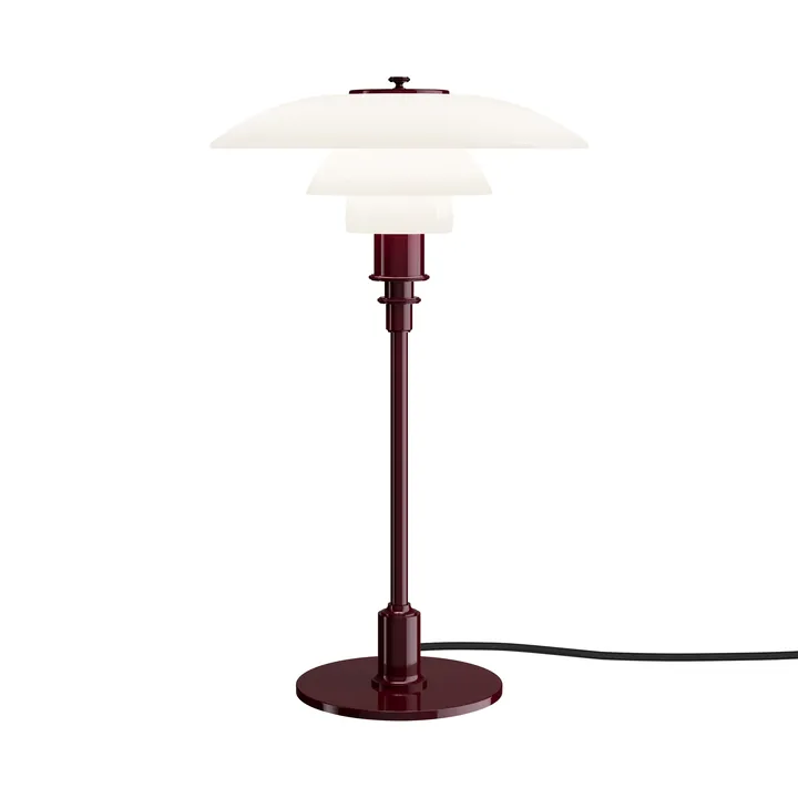 Lampe de table PH 3/2 - Bordeaux glossy - Louis Poulsen