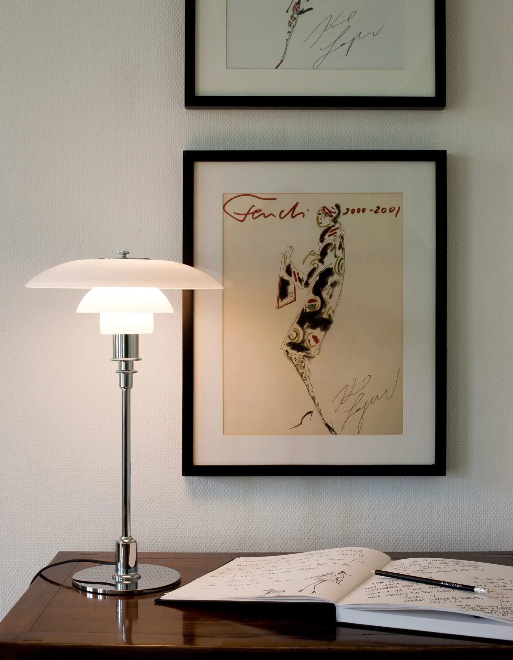 Lampe de table PH 3/2, Chrome Louis Poulsen