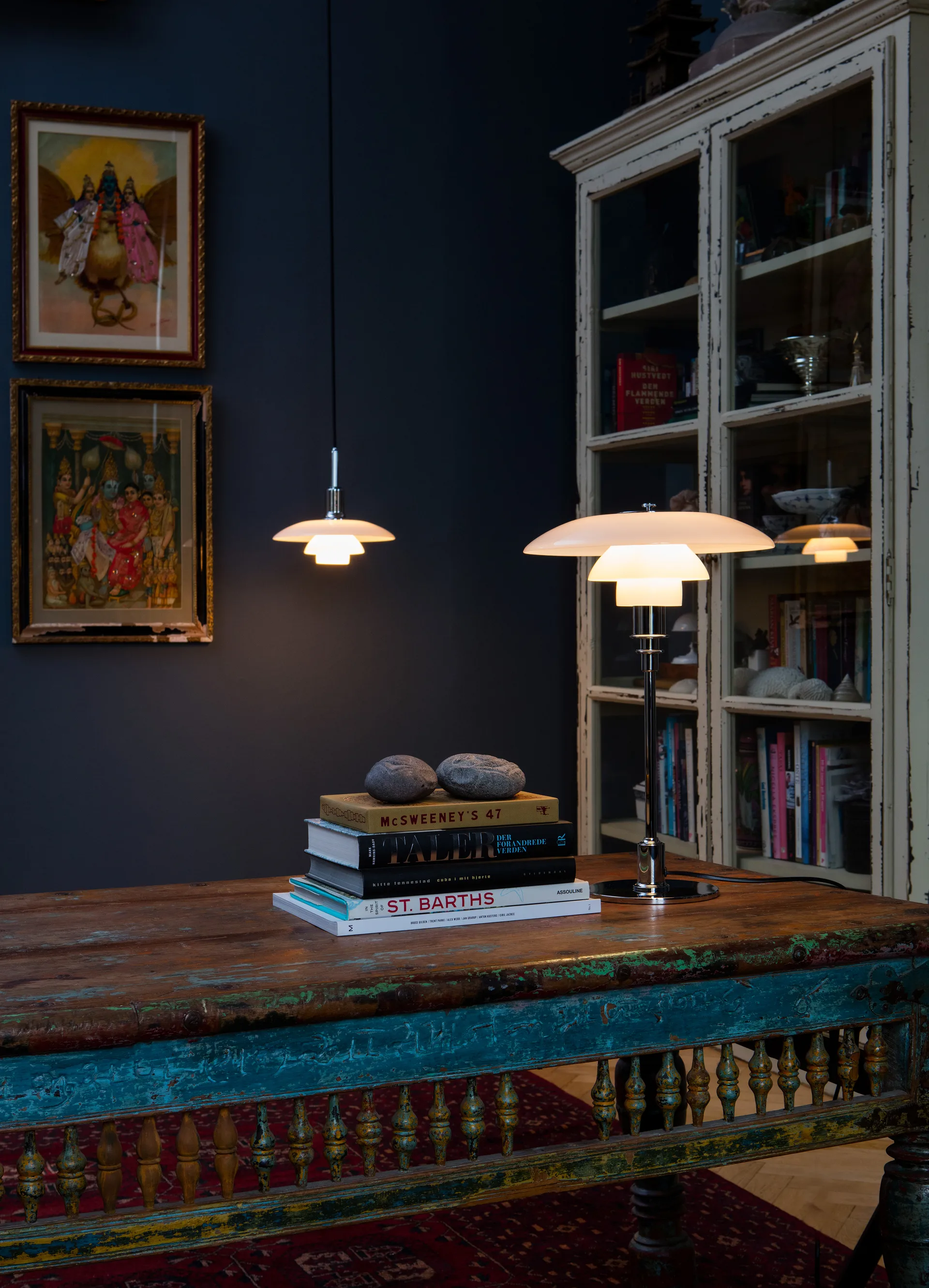 Lampe de table PH 3/2, Chrome Louis Poulsen