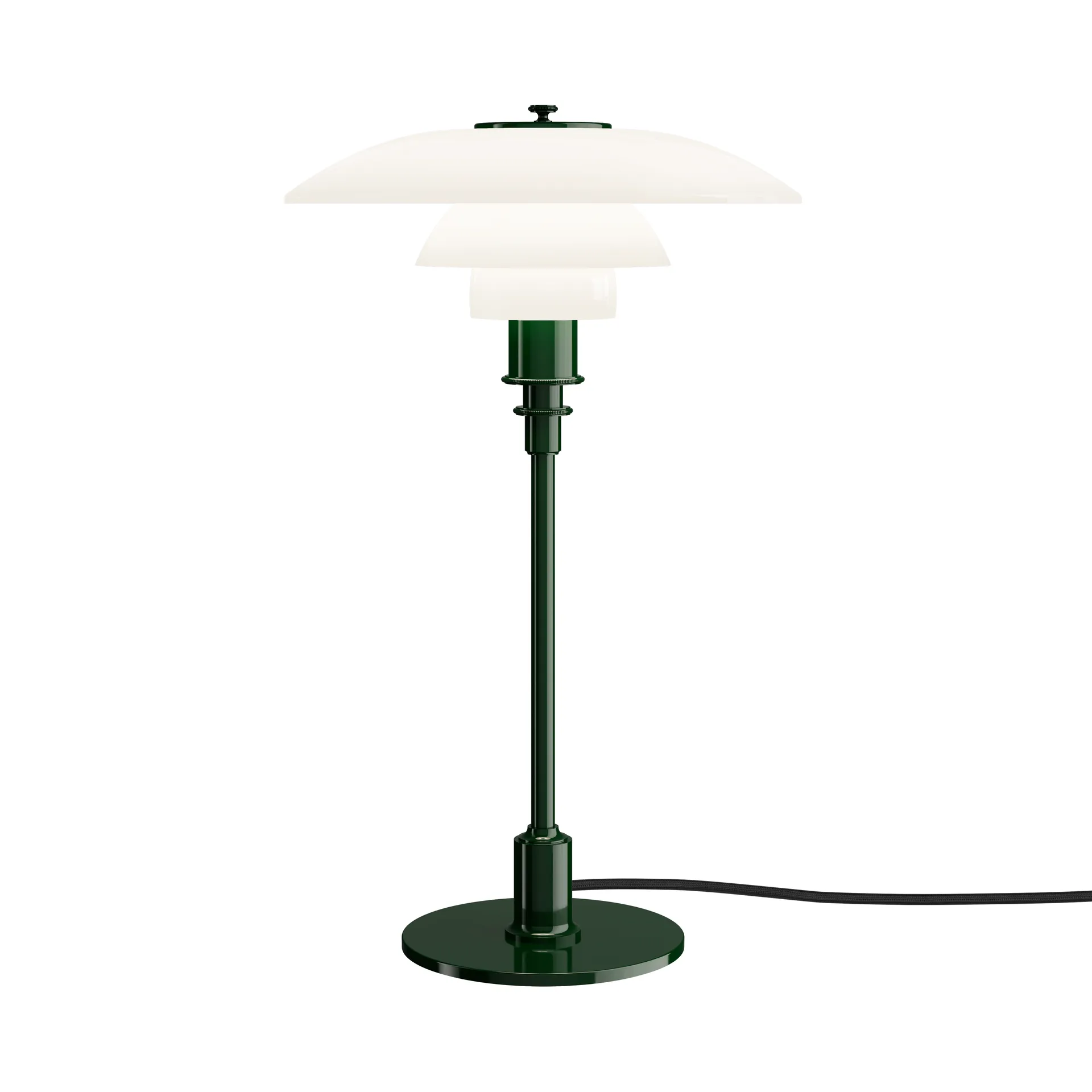 Lampe de table PH 3/2, Glossy deep green Louis Poulsen