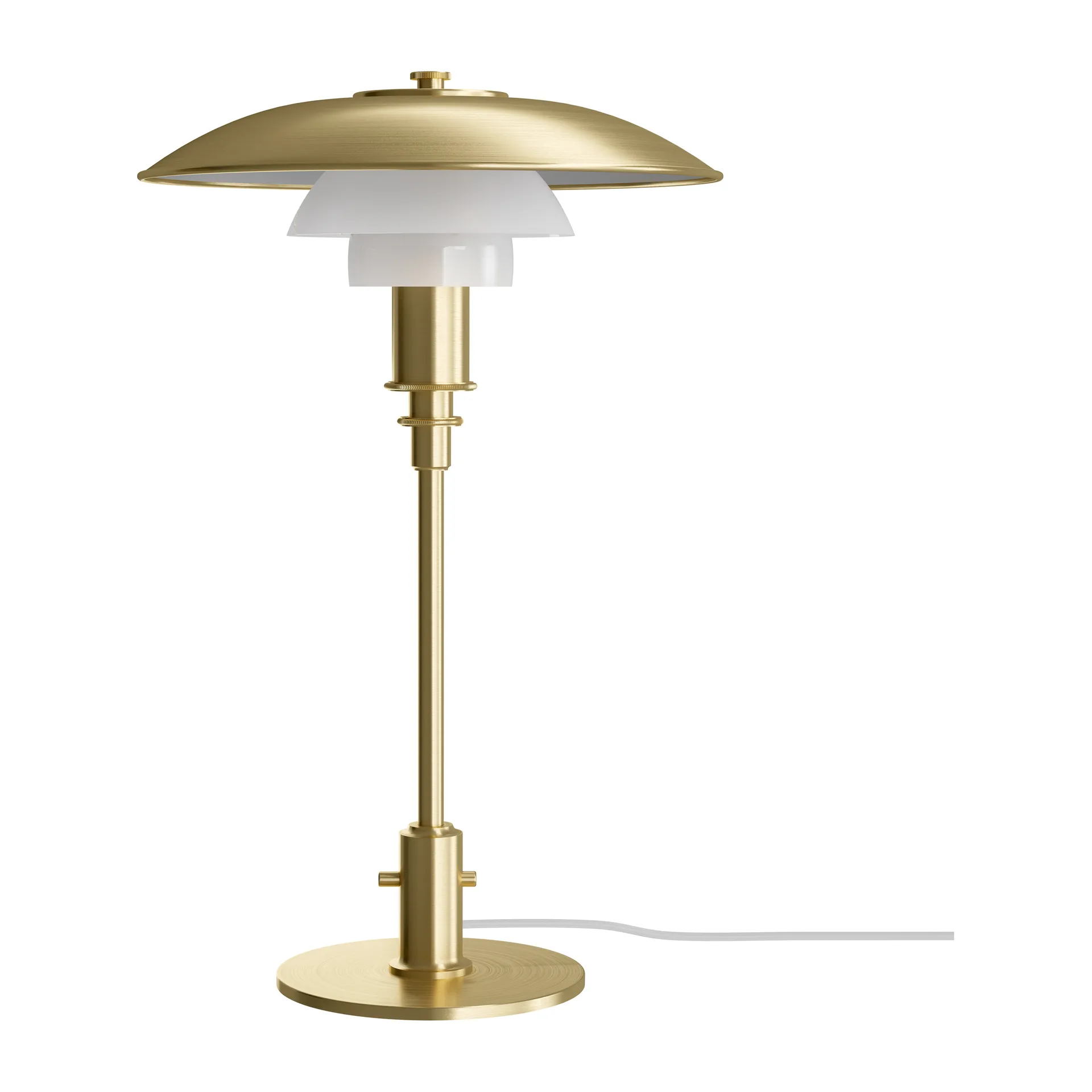 Lampe de table PH 3/2 Limited Edition, Laiton-Verre opale Louis Poulsen
