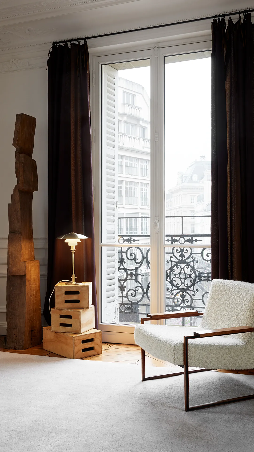 Lampe de table PH 3/2 Limited Edition, Laiton-Verre opale Louis Poulsen