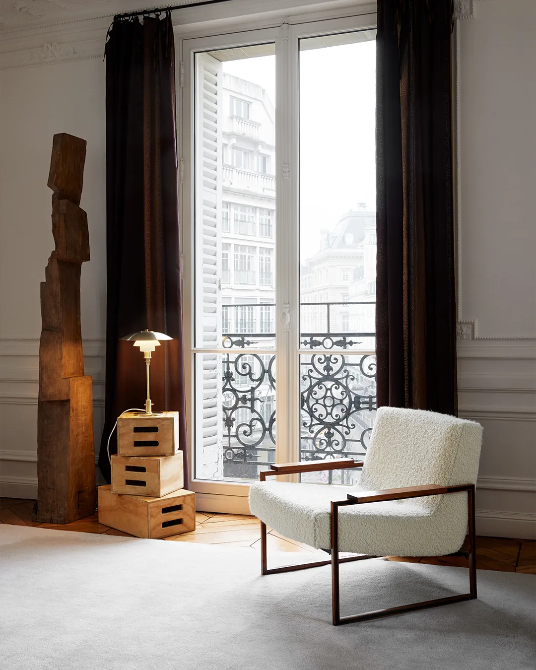 Lampe de table PH 3/2 Limited Edition, Laiton-Verre opale Louis Poulsen