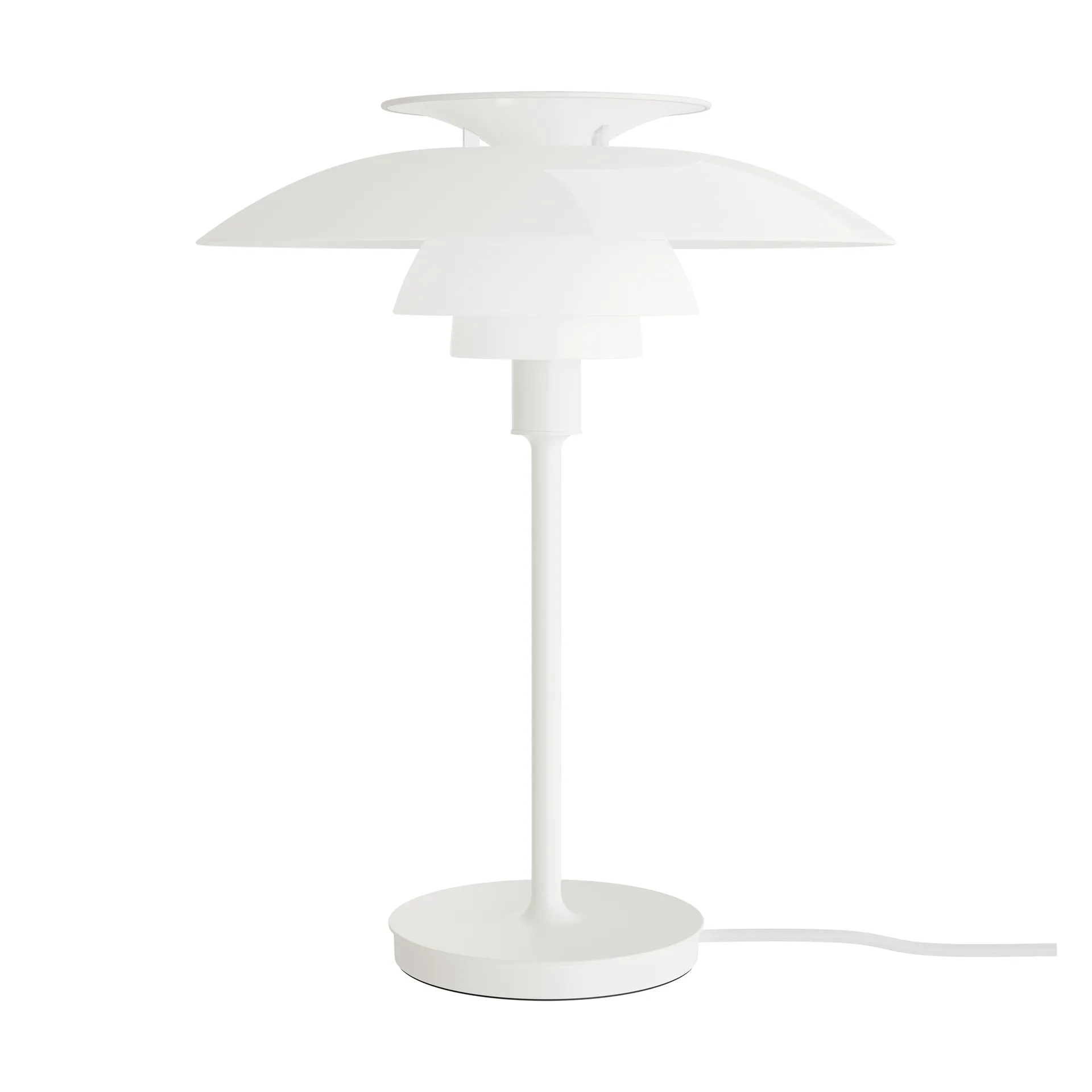Lampe de table PH 80, Verre opalin blanc, blanc Louis Poulsen