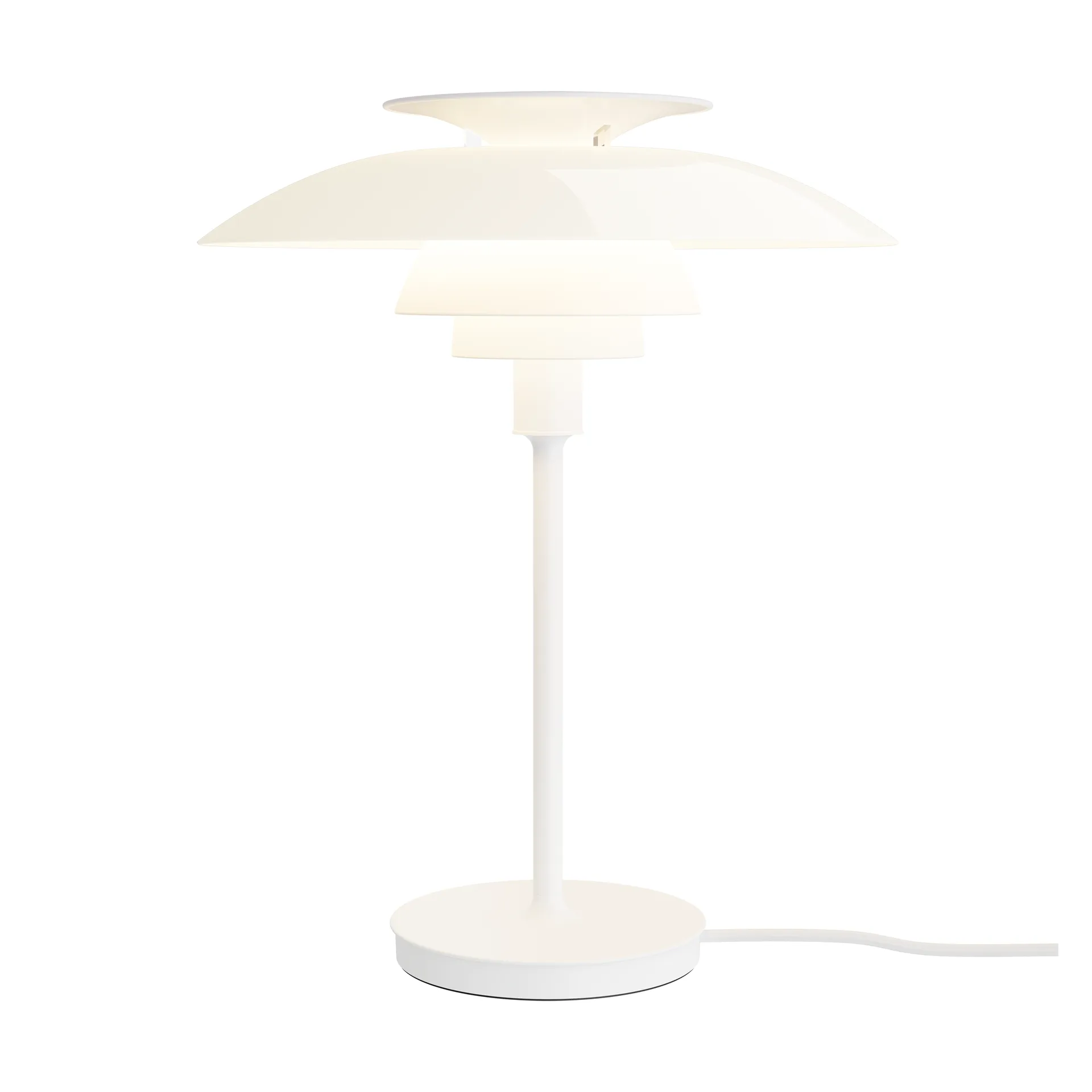 Lampe de table PH 80, Verre opalin blanc, blanc Louis Poulsen