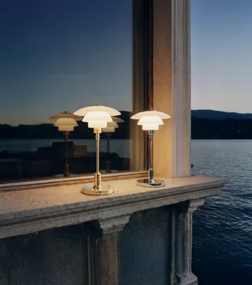 Lampe de table portable PH 1/1 - Chromé - Louis Poulsen