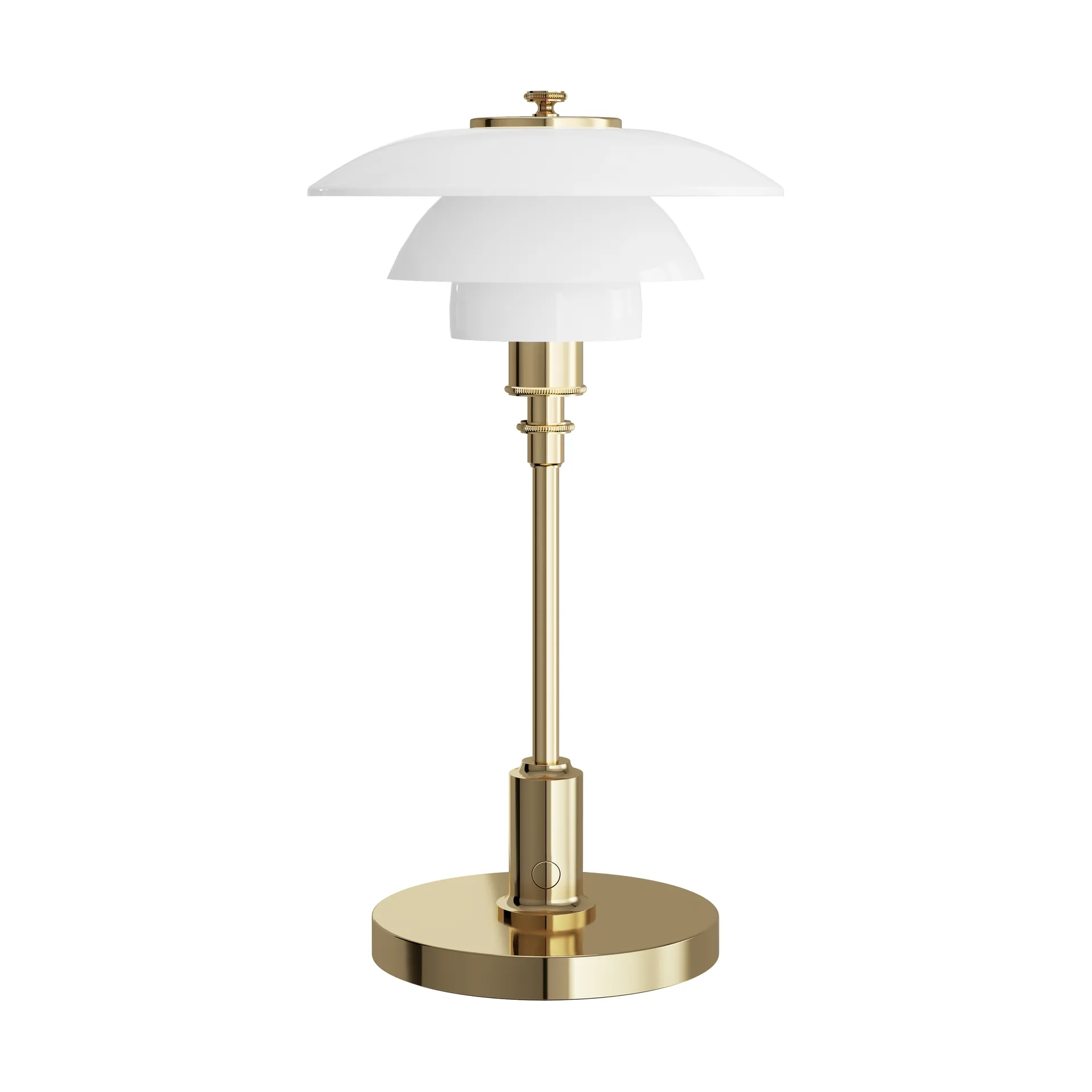 Lampe de table portable PH 1/1, Plaqué en laiton Louis Poulsen