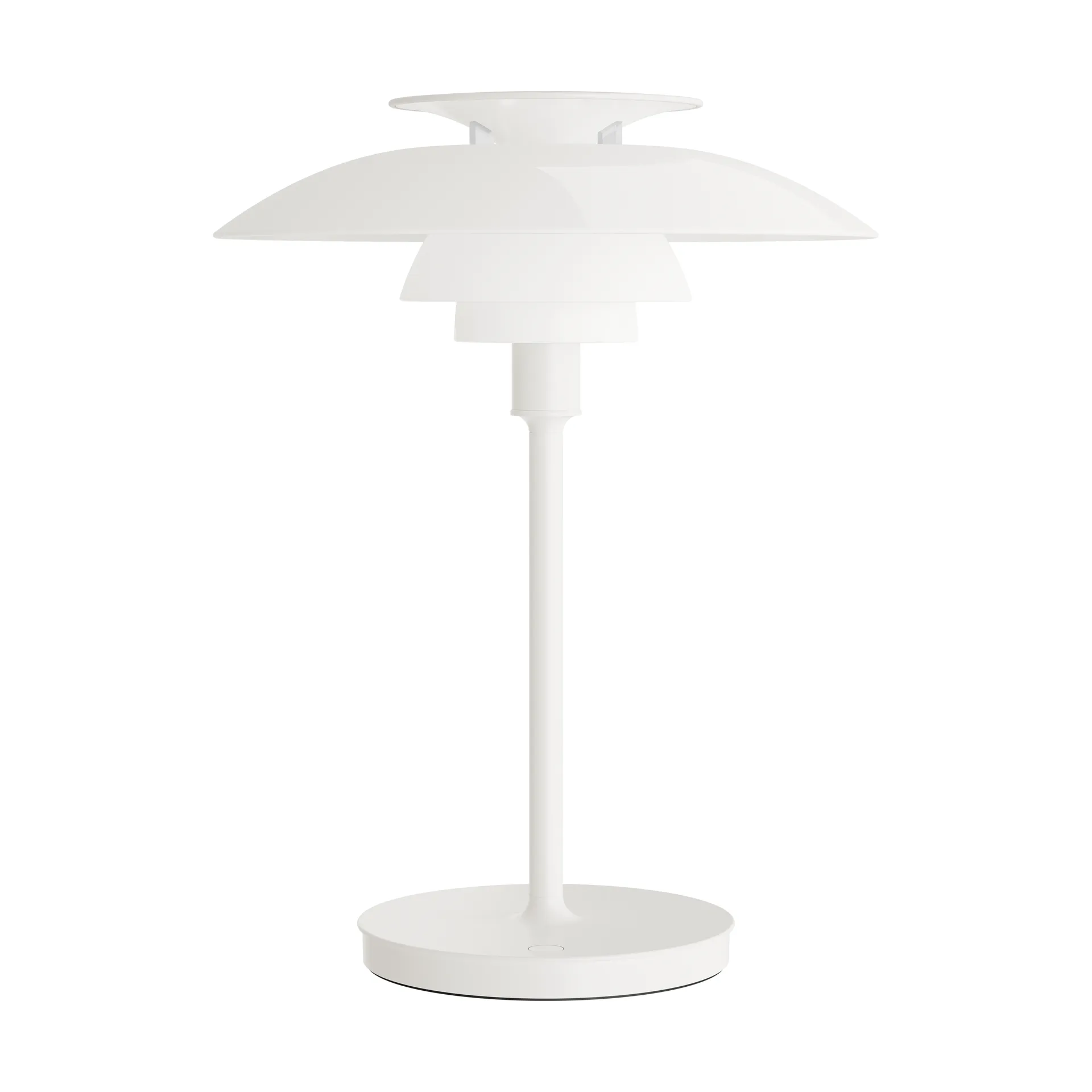 Lampe de table portable PH 80, Verre opalin blanc, blanc Louis Poulsen