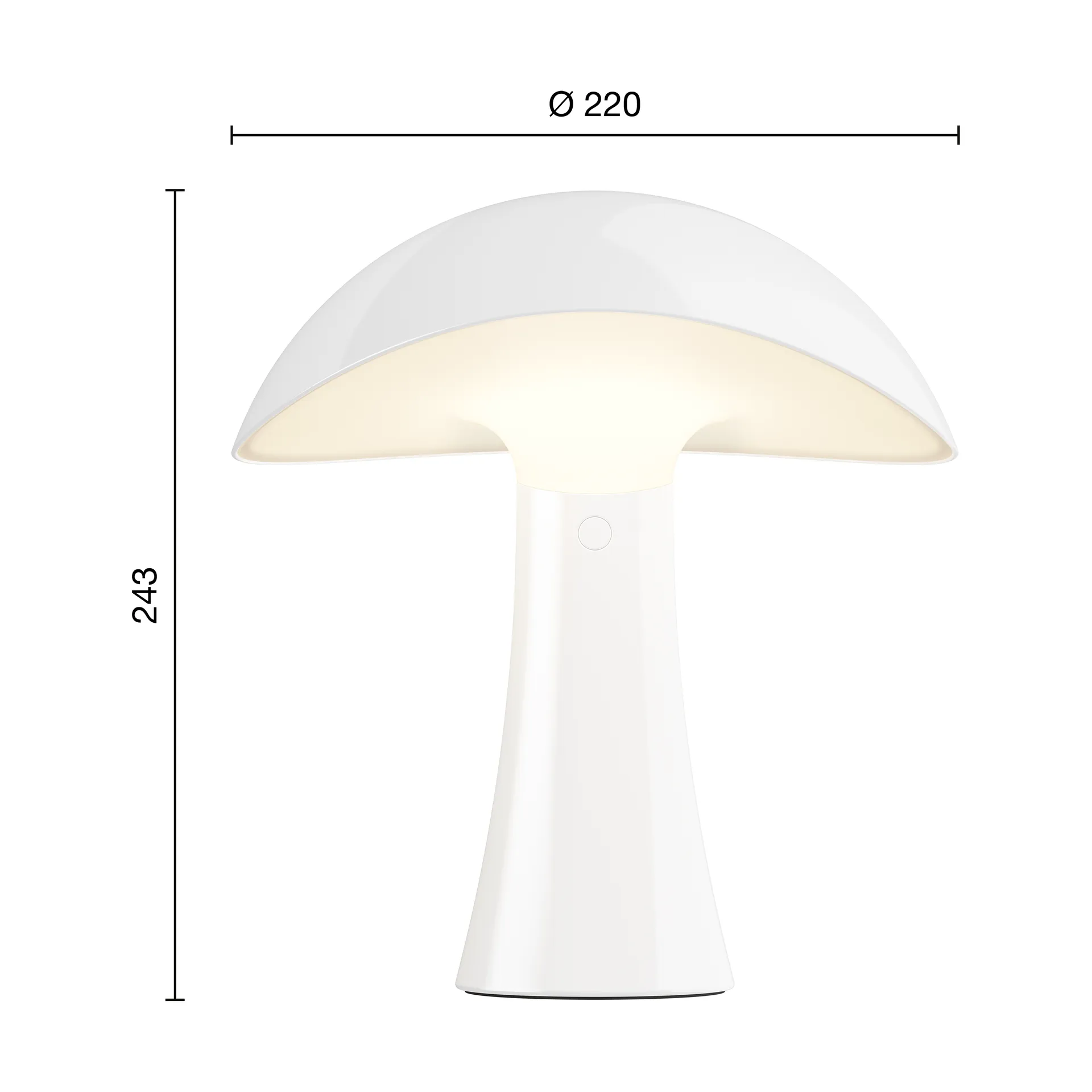 Lampe de table portable Rumee 220, Cloud White Louis Poulsen