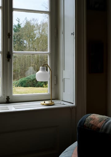 Lampe de table VL Ring Crown Ø15 cm - Laiton-verre opale - Louis Poulsen