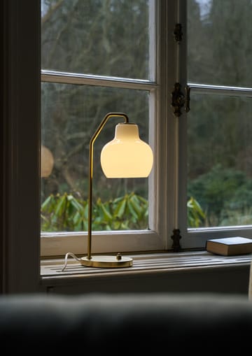 Lampe de table VL Ring Crown Ø15 cm - Laiton-verre opale - Louis Poulsen