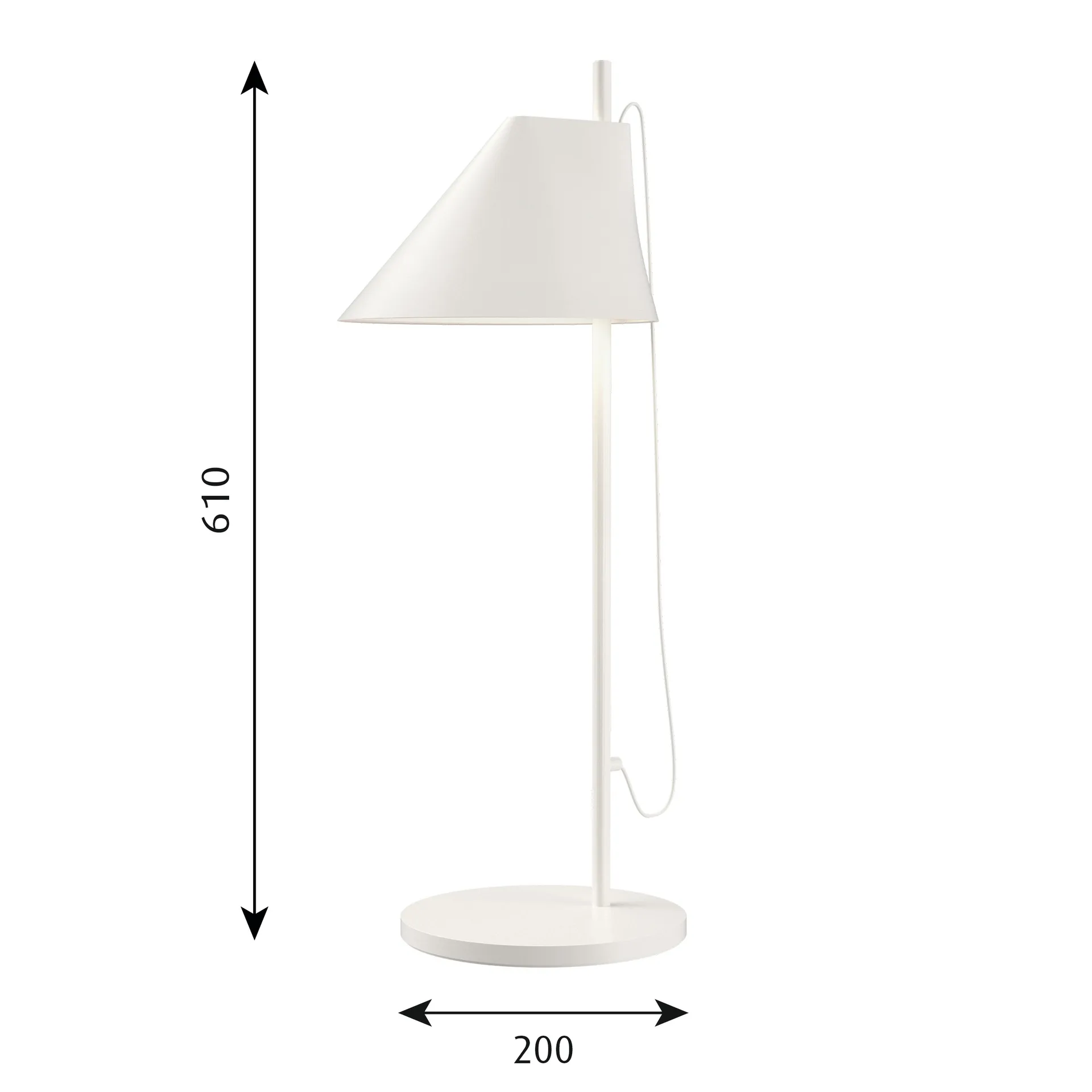 Lampe de table Yuh, Blanc Louis Poulsen