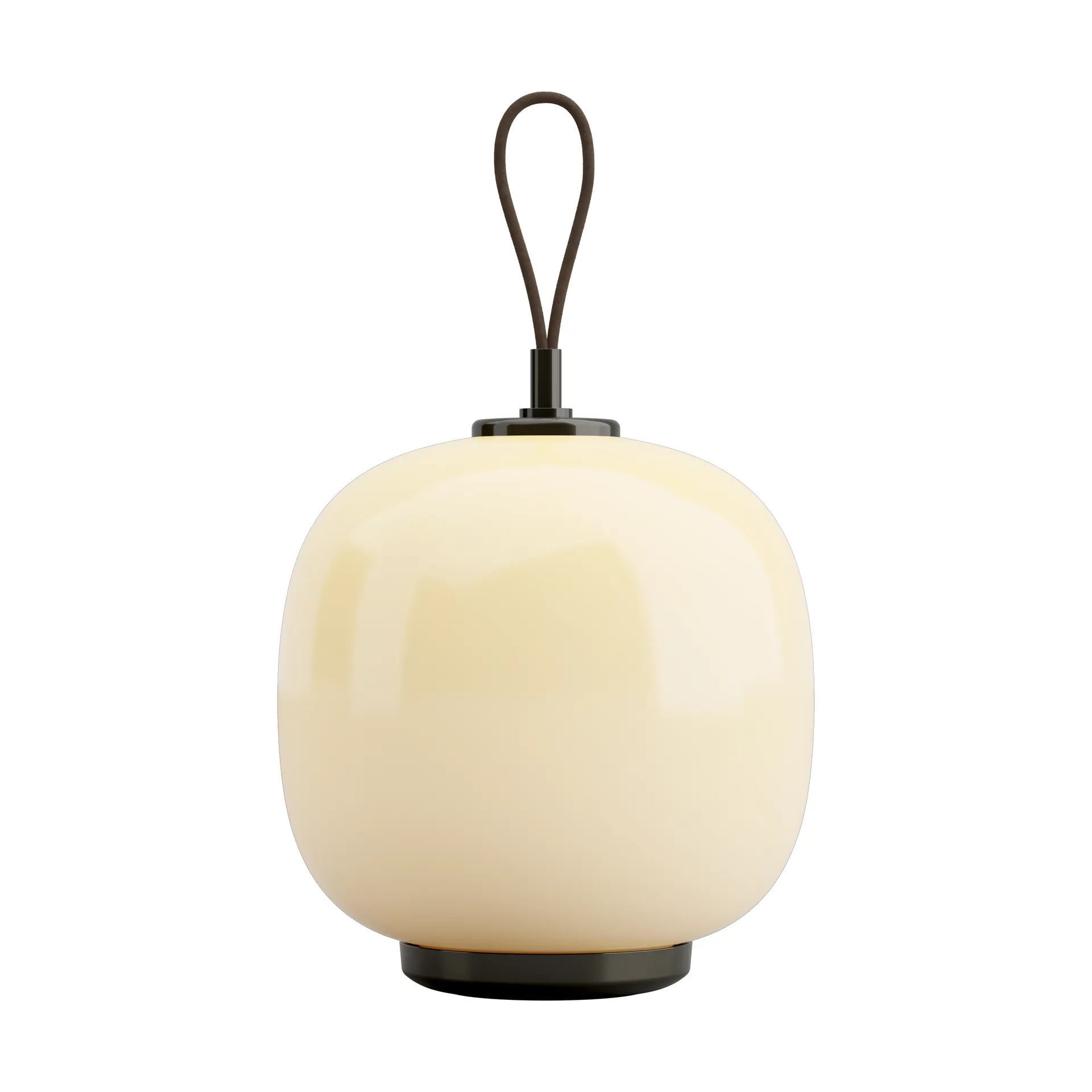 Lampe portable VL45 Radiohus Ø17,5 cm, Brass-pale yellow glass Louis Poulsen