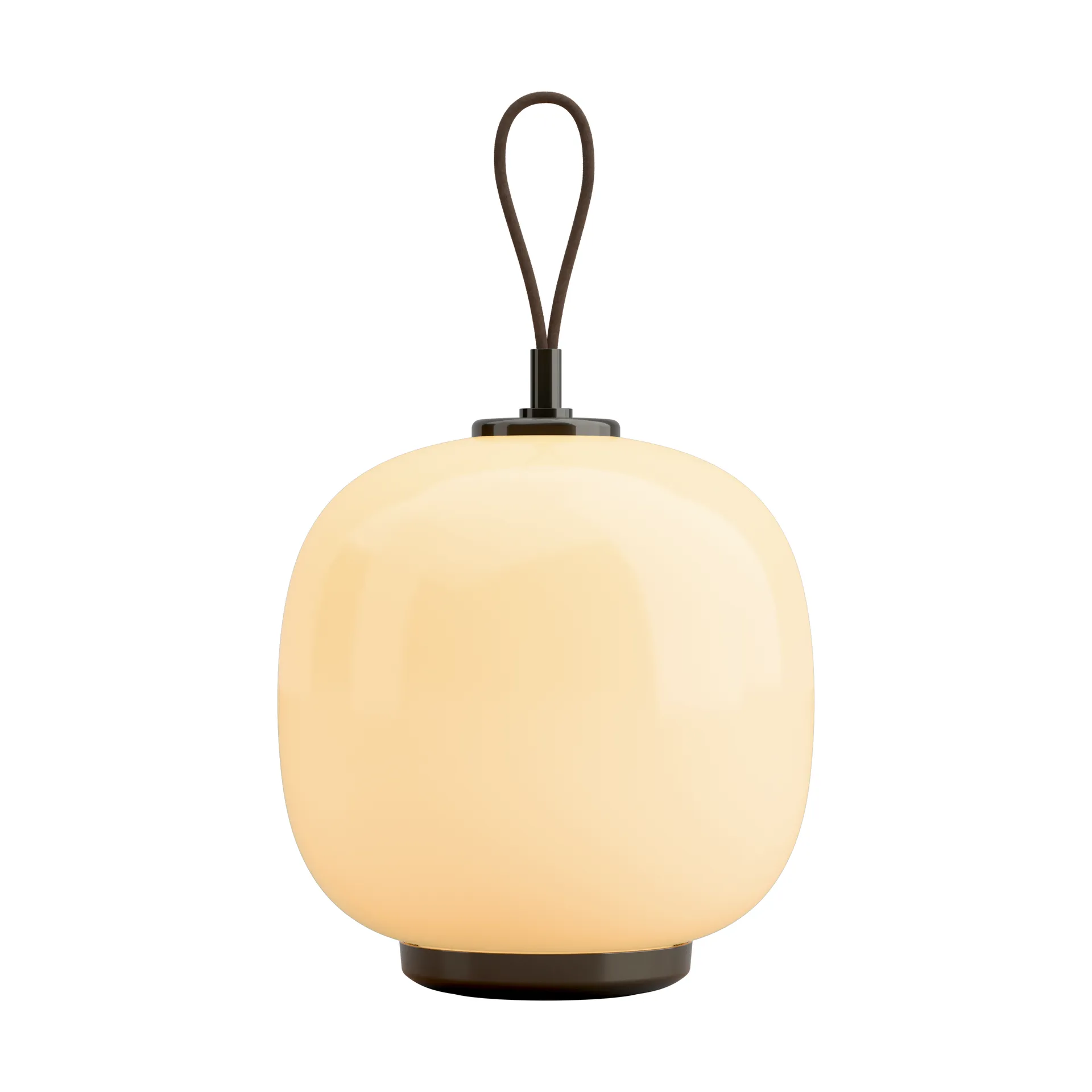 Lampe portable VL45 Radiohus Ø17,5 cm, Brass-pale yellow glass Louis Poulsen