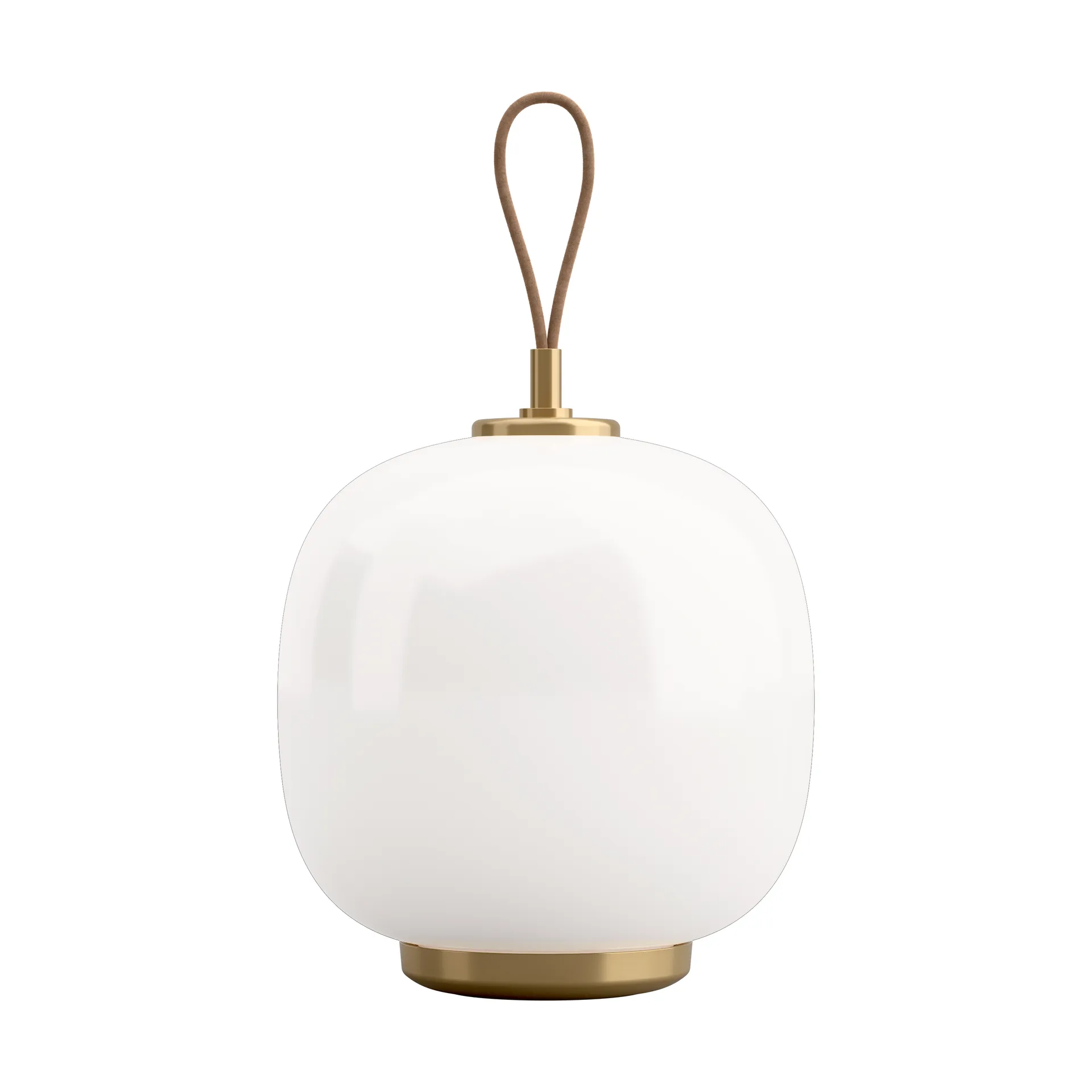 Lampe portable VL45 Radiohus Ø17,5 cm, Brass-white opal glass Louis Poulsen