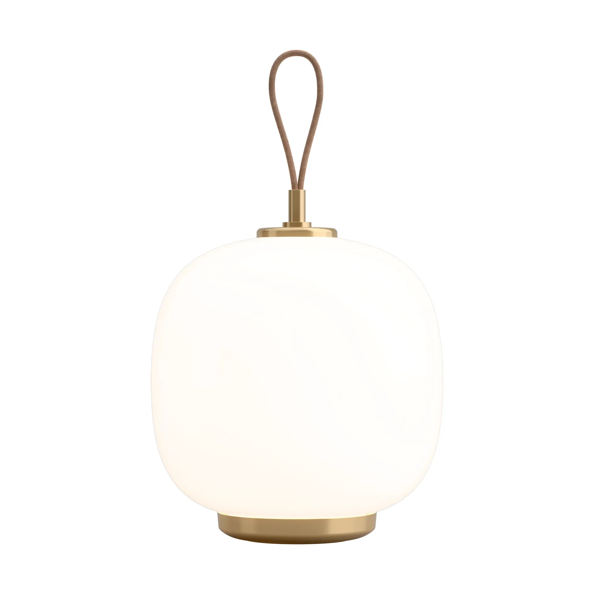 Lampe portable VL45 Radiohus Ø17,5 cm, Brass-white opal glass Louis Poulsen
