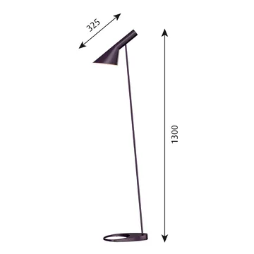 Lampe sur pied AJ - Aubergine - Louis Poulsen