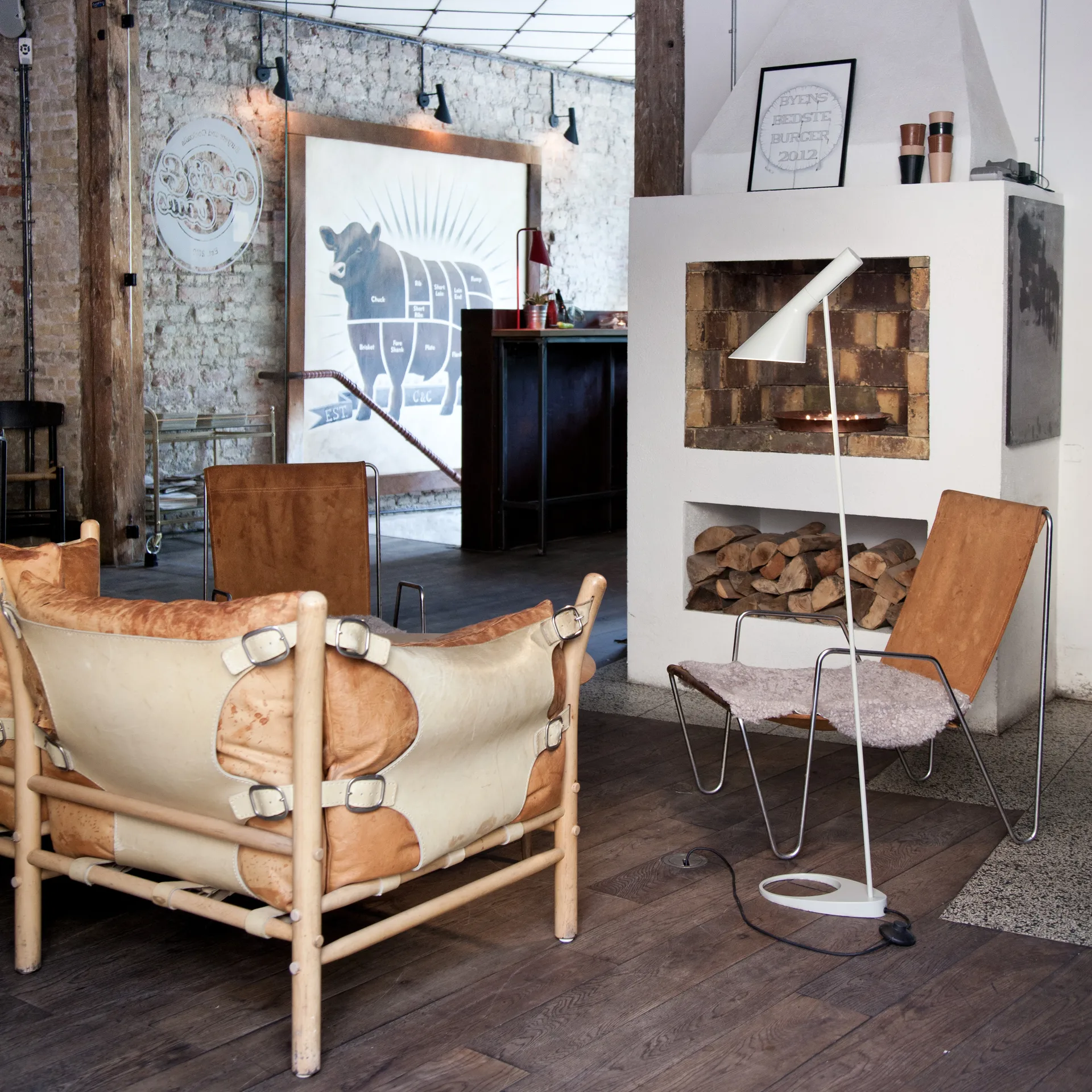 Lampe sur pied AJ, Blanc Louis Poulsen