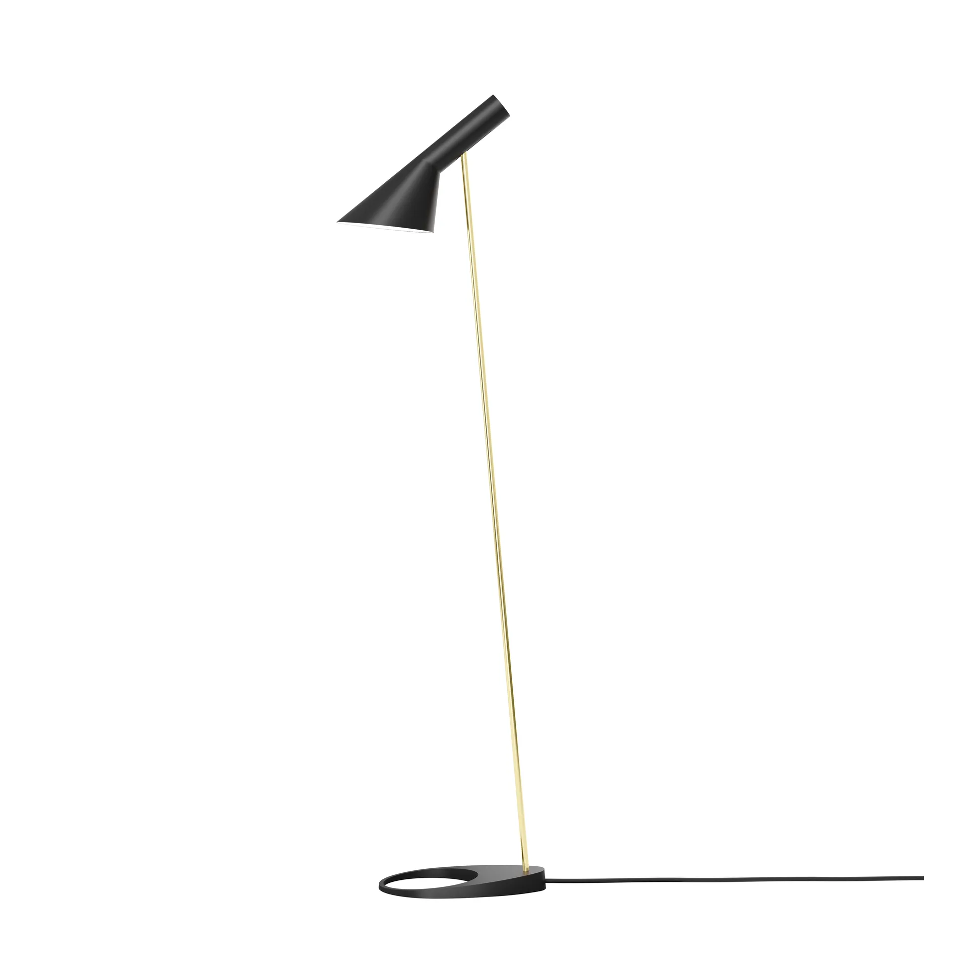 Lampe sur pied AJ, Brass-black Louis Poulsen