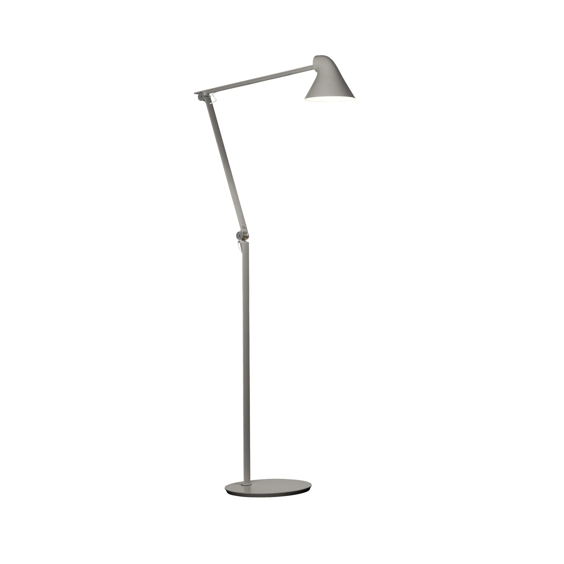 Lampe sur pied NJP, Gris clair, LED, 3000k Louis Poulsen