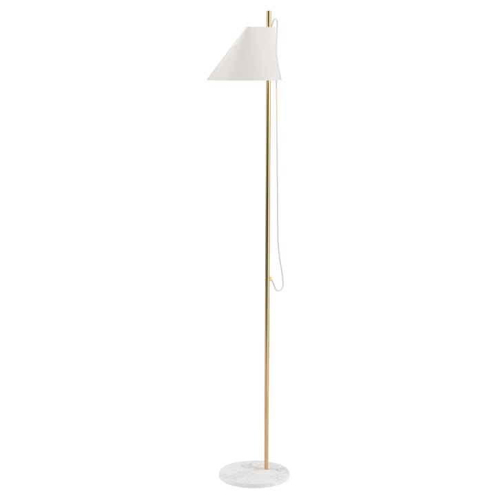 Lampe sur pied Yuh - Blanc-Laiton - Louis Poulsen