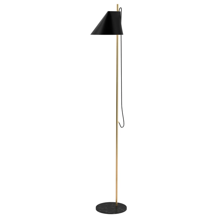 Lampe sur pied Yuh - Noir-Laiton - Louis Poulsen