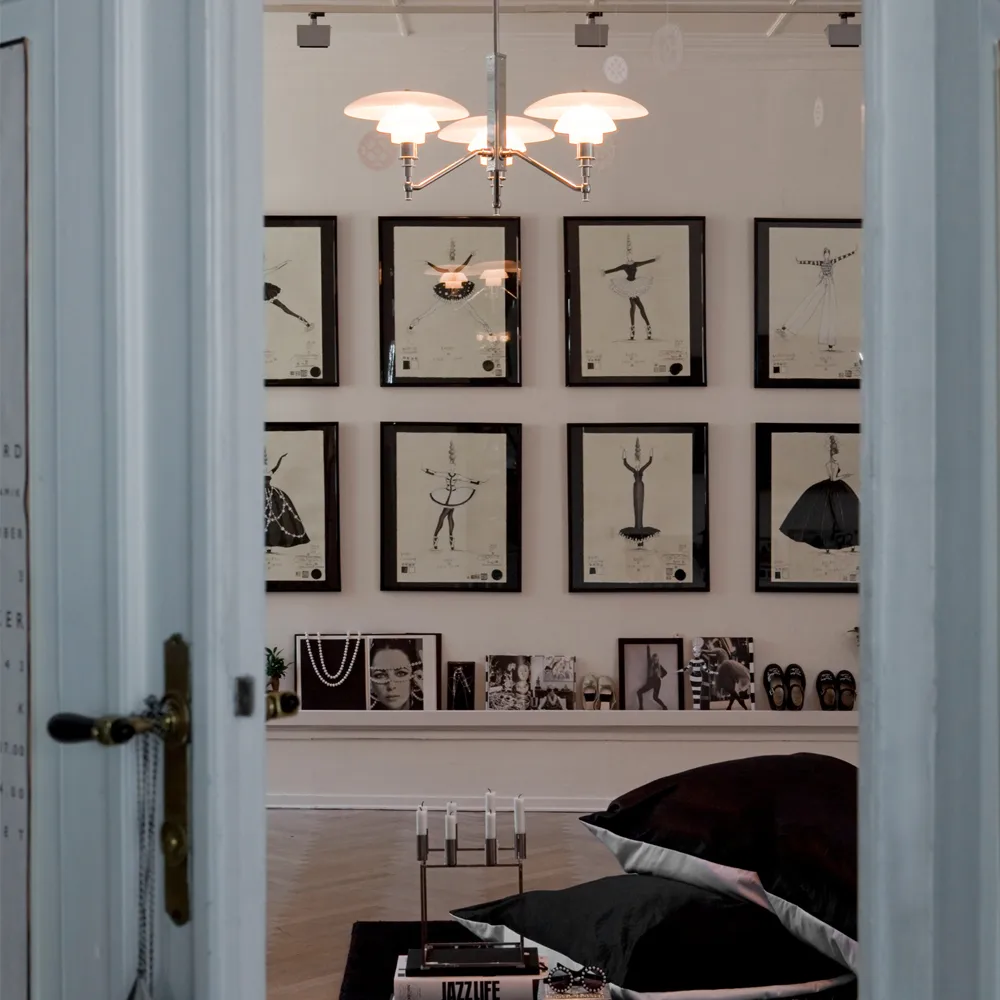 Lustre PH 3/2 Akademi, Blanc Louis Poulsen