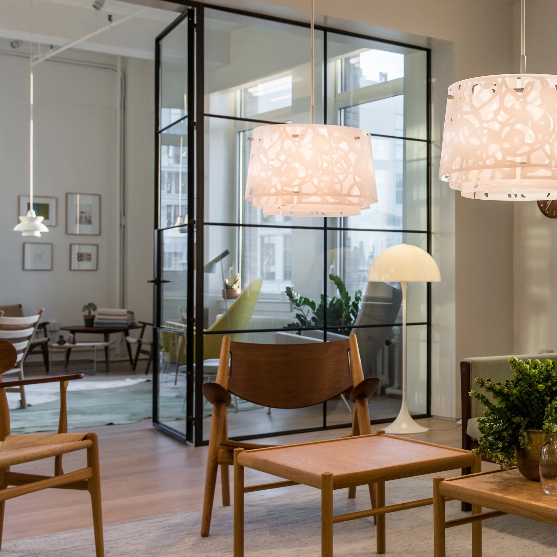 Suspension Doo-Wop, Blanc Louis Poulsen