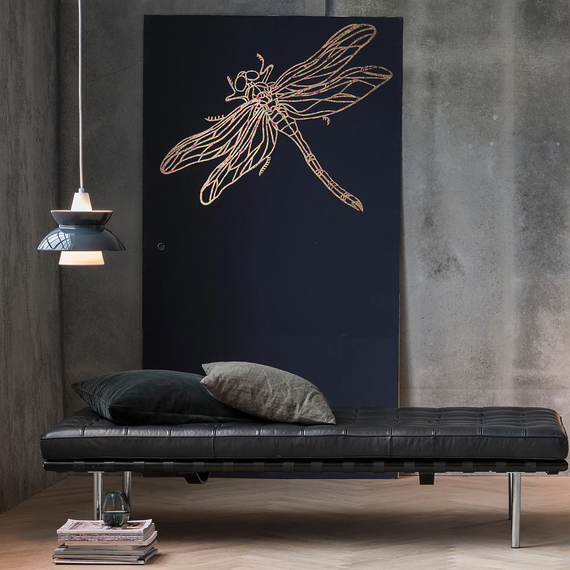 Suspension Doo-Wop, Gris foncé Louis Poulsen