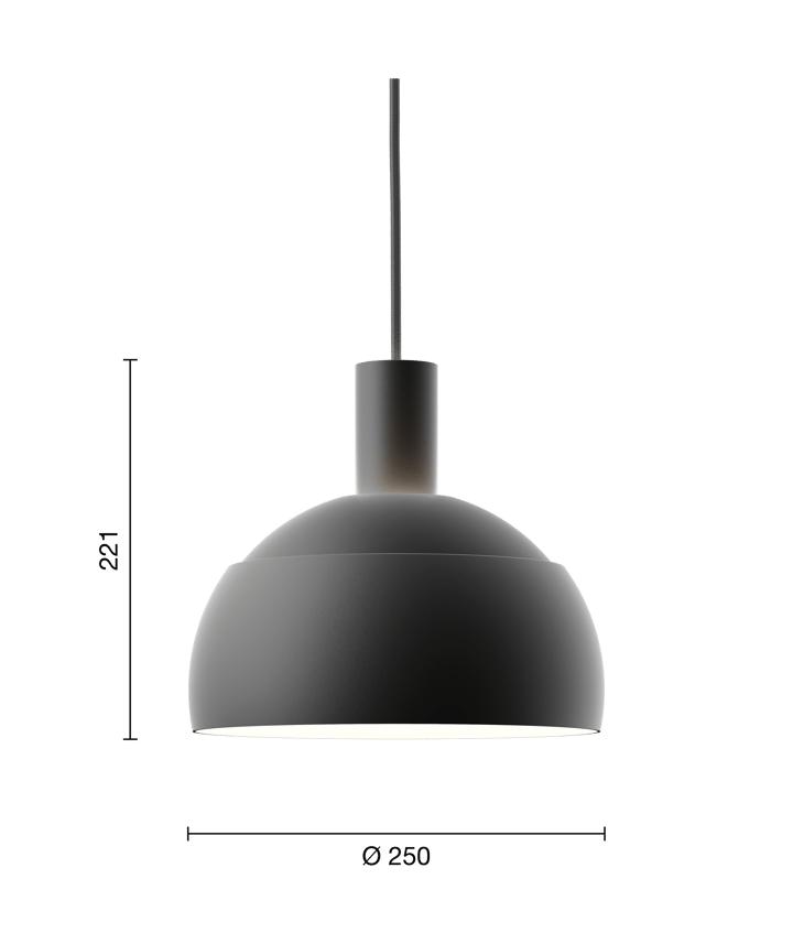 Suspension FJ Elements Ø25 cm, Black Louis Poulsen