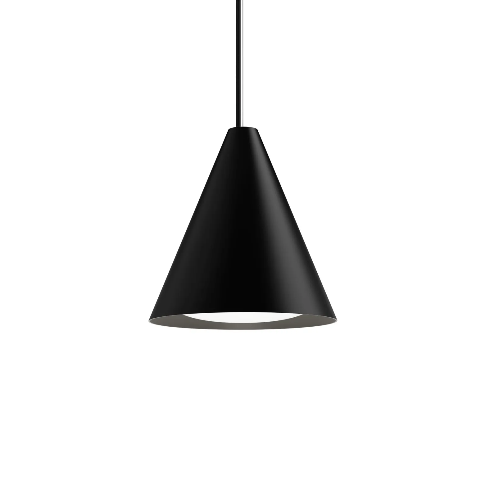 Suspension Keglen Ø25 cm, Noir Louis Poulsen