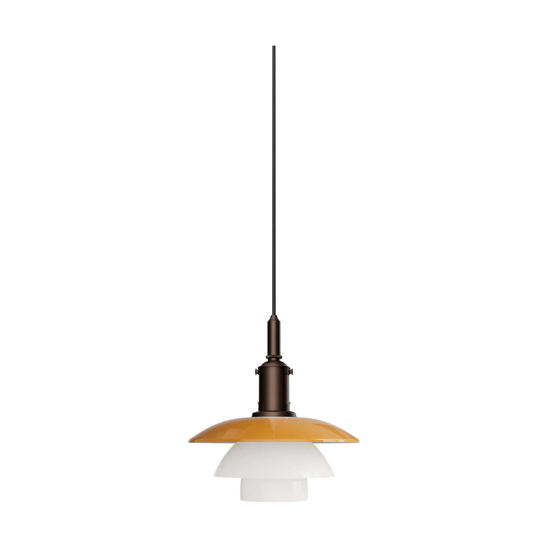 Suspension PH 3/3 Centenary Edition, Amber-Opal white Louis Poulsen