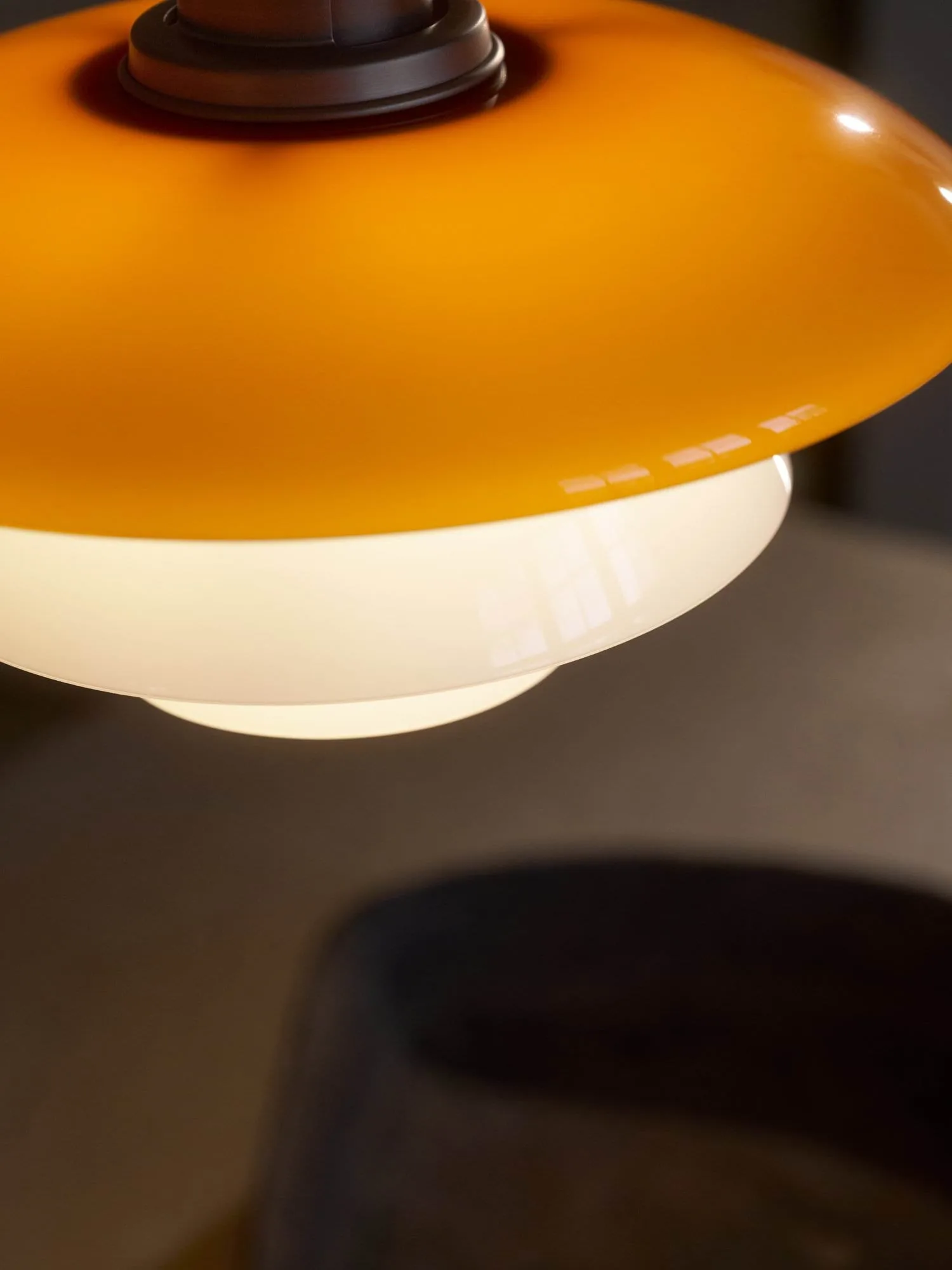 Suspension PH 3/3 Centenary Edition, Amber-Opal white Louis Poulsen