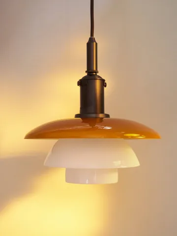 Suspension PH 3/3 Centenary Edition - Amber-Opal white - Louis Poulsen